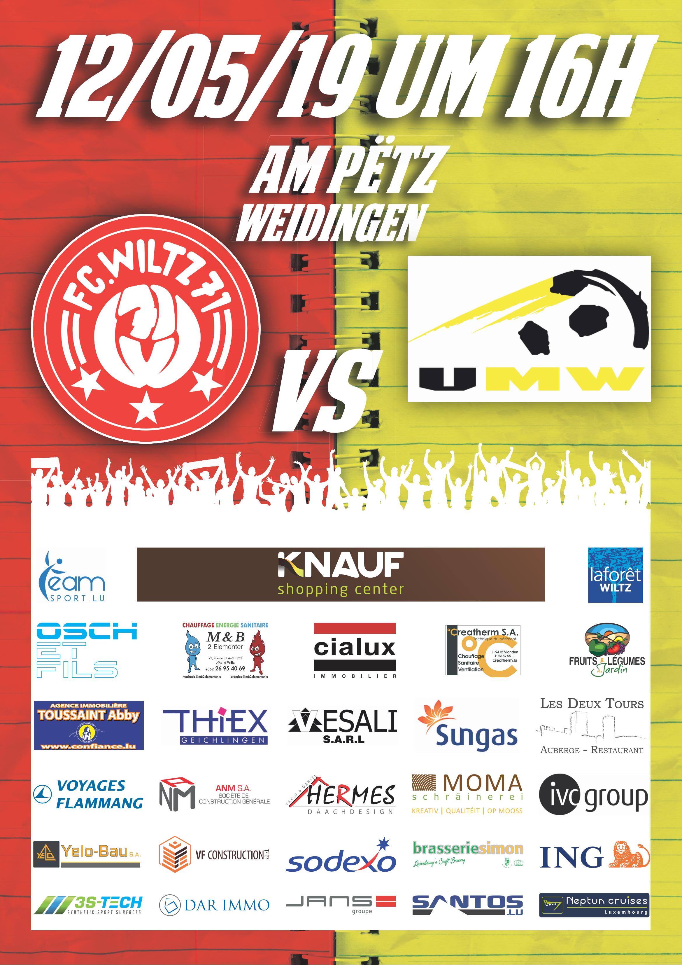 FC Wooltz 71  vs Union Mertert-Wasserbëllig