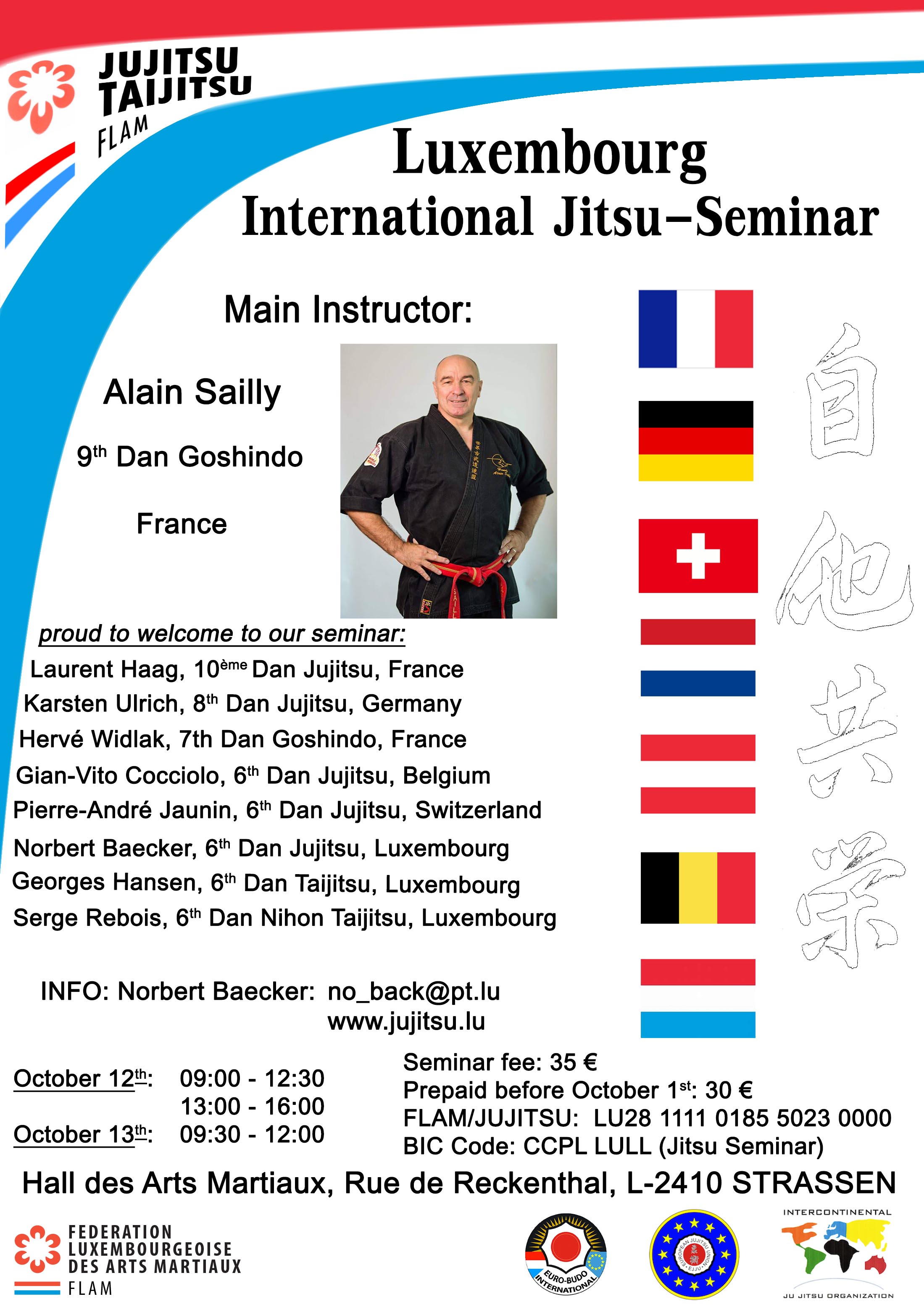Luxembourg International Jitsu Seminar Luxembourg International Jitsu Seminar