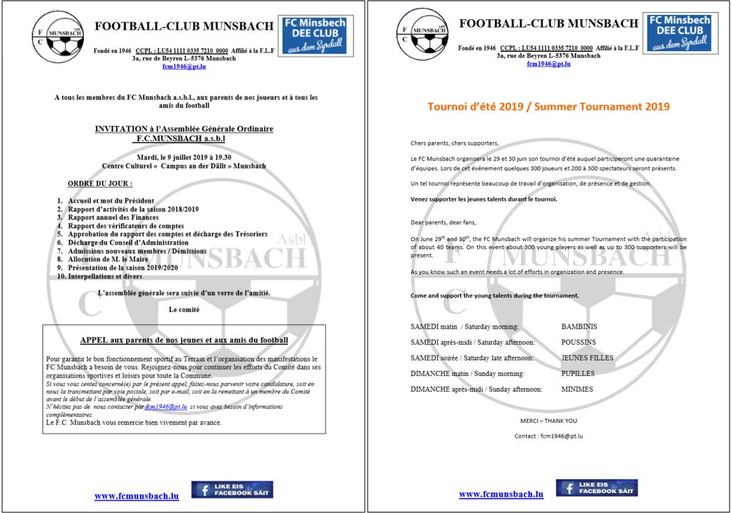 AG et Tournoi