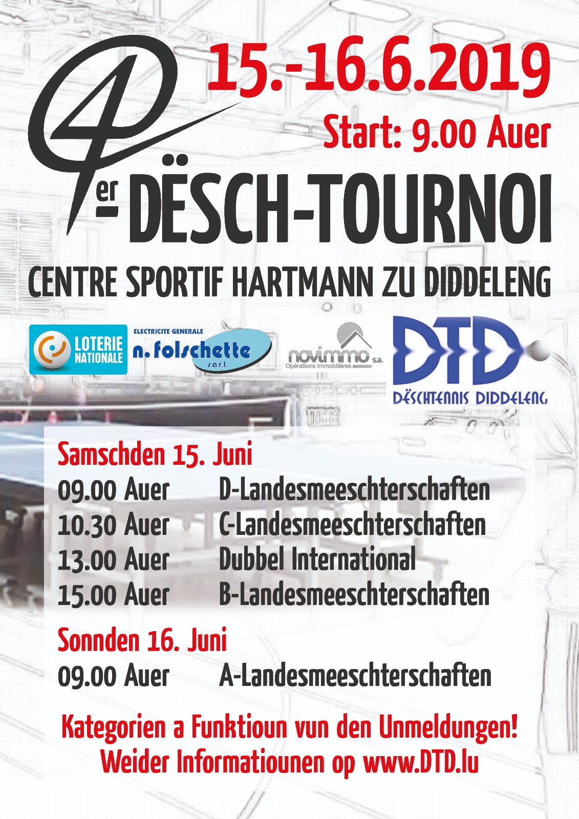4er Dësch Landesmeeschterschaften 4er Dësch Landesmeeschterschaften
