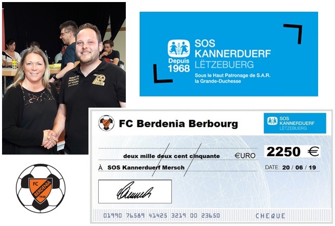 2.250 Euro fir d'SOS Kannerduerf 2.250 Euro fir d'SOS Kannerduerf