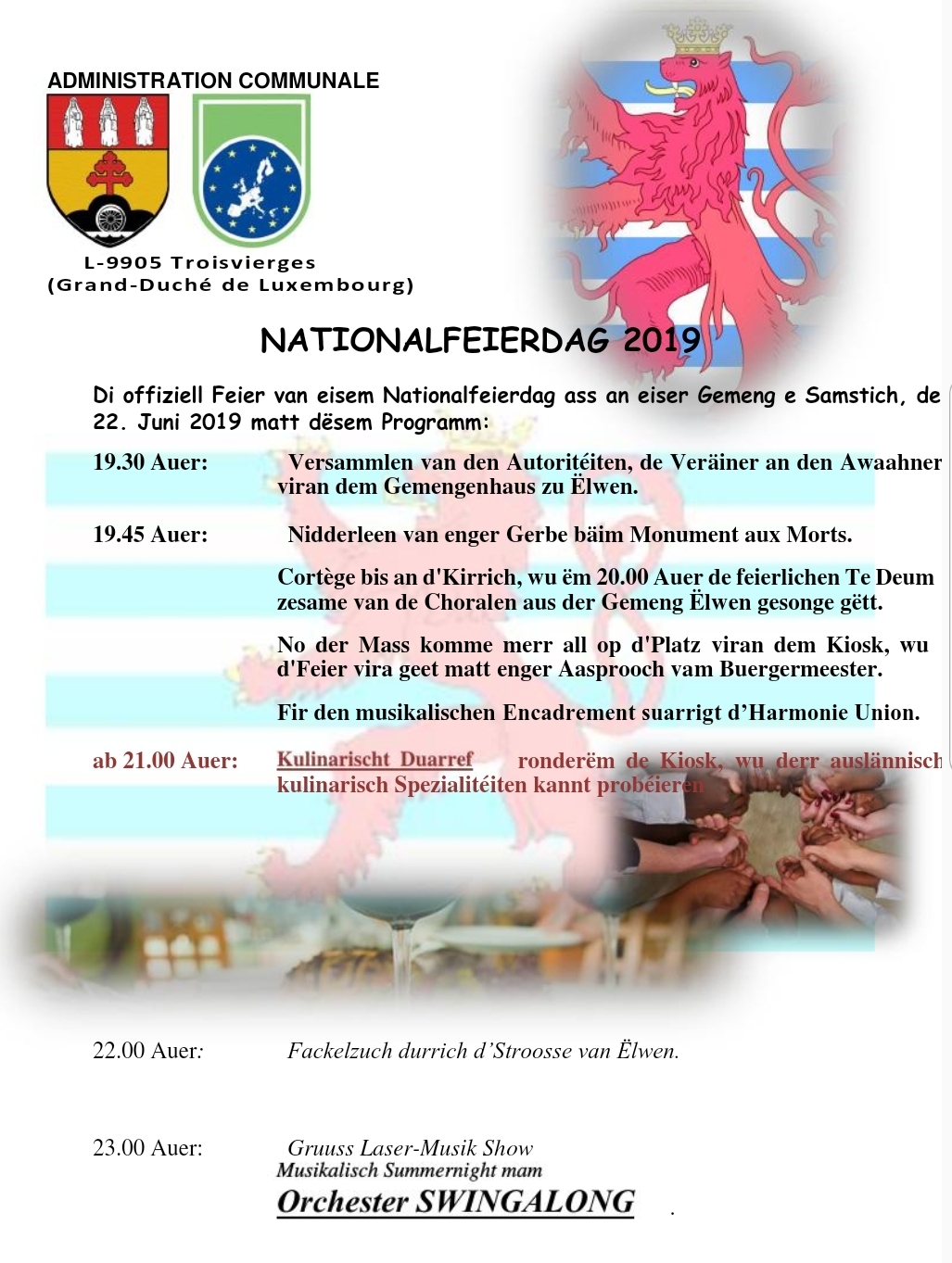 Nationalfeierdag 2019