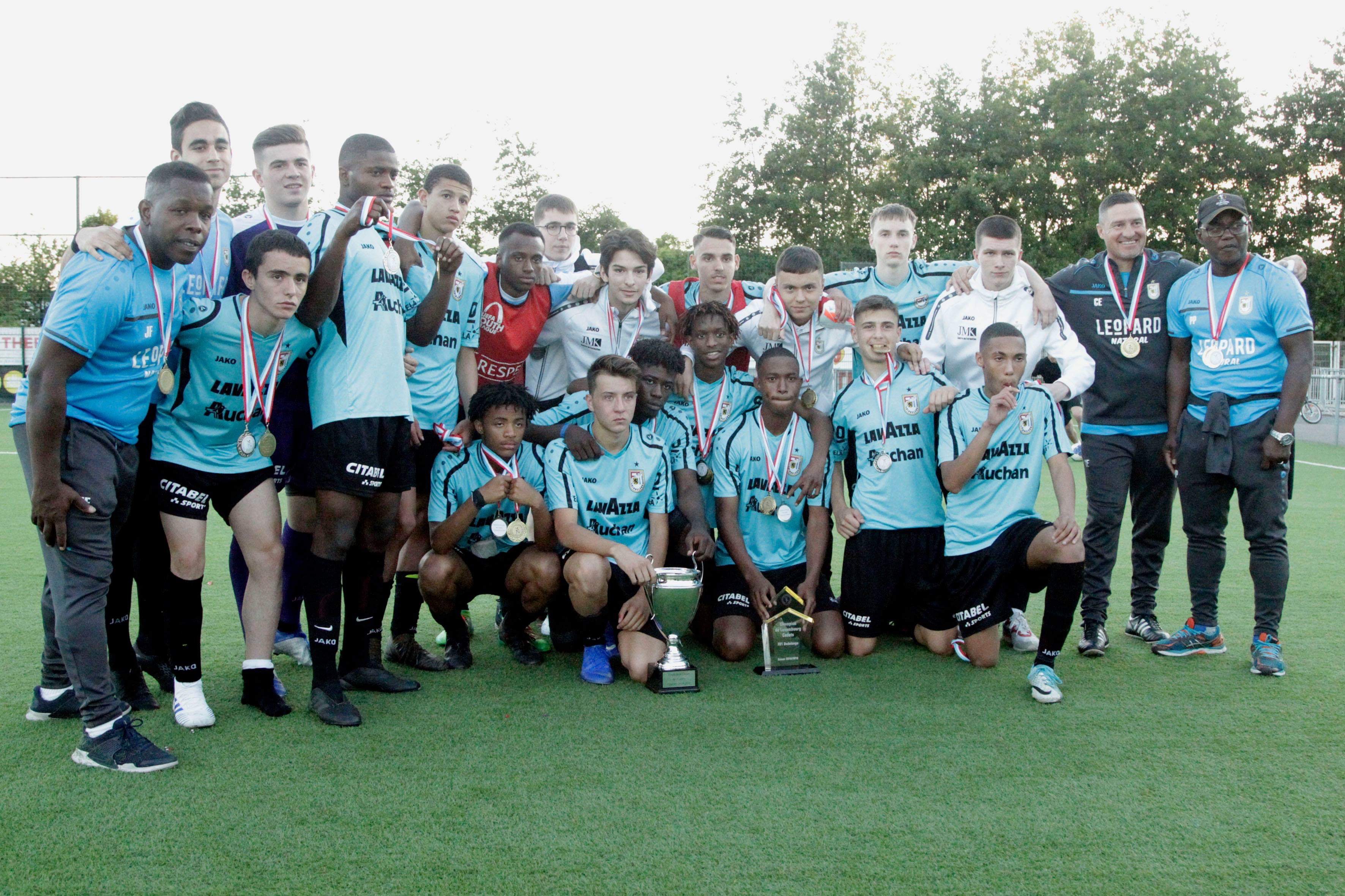 Cadets - Champion de Luxembourg + Finaliste de la Coupe 2018/2019 Cadets - Champion de Luxembourg + Finaliste de la Coupe 2018/2019