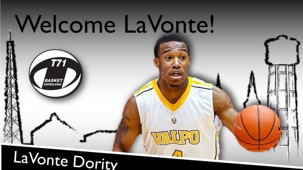 Nick McGlynn a LaVonte Dority ann der neier Saison beim T71 Nick McGlynn a LaVonte Dority ann der neier Saison beim T71
