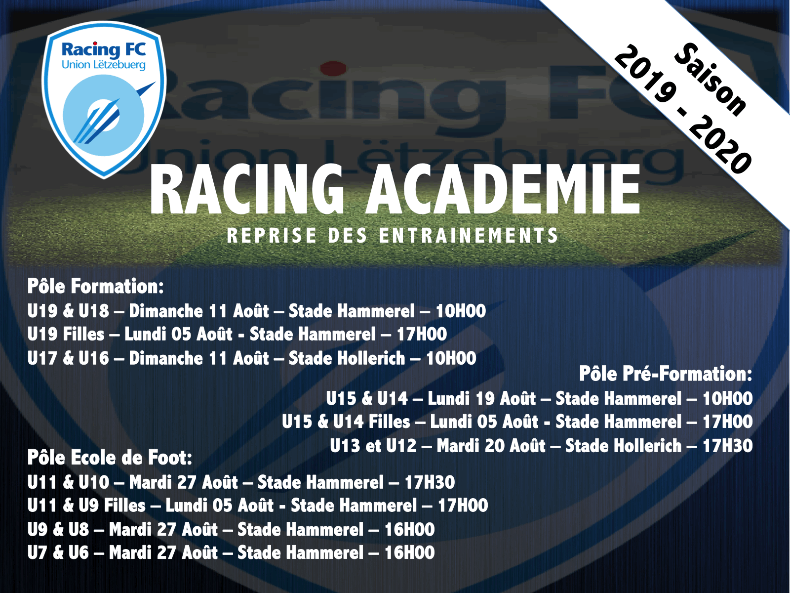 Saison 2019/2020 Saison 2019/2020