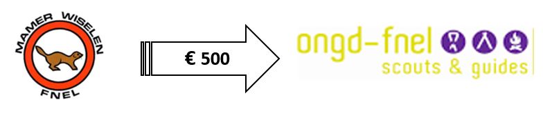 Pfadfinder Mamer spenden 500 Euros an die ONGD/FNEL Pfadfinder Mamer spenden 500 Euros an die ONGD/FNEL