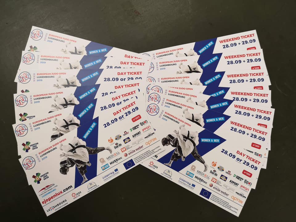 Tickets - European Judo Open Luxembourg 2019 Tickets - European Judo Open Luxembourg 2019