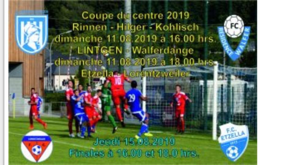 11/08/2019 Coupe du Centre