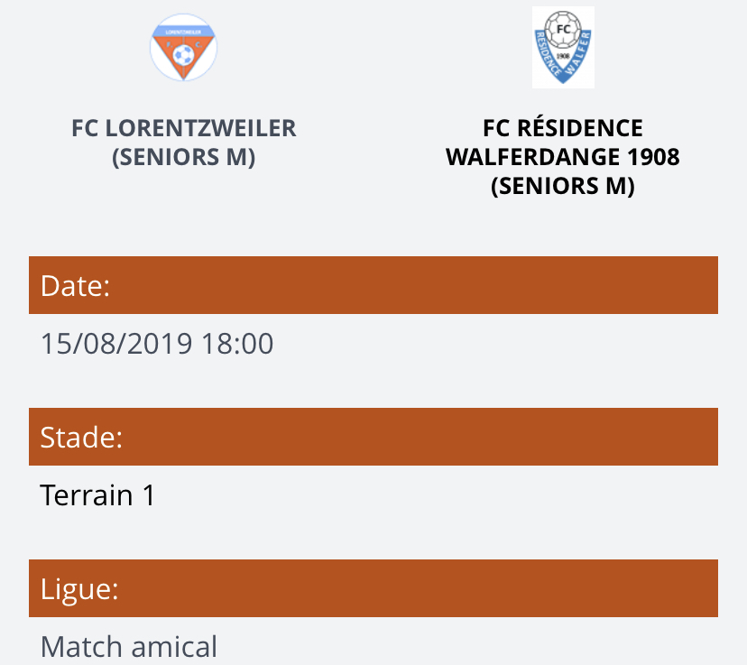 15/08/2019 Finale Coupe du Centre