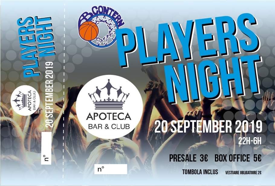 Players Night @ Apoteca   ** 20 SEP 2019 **