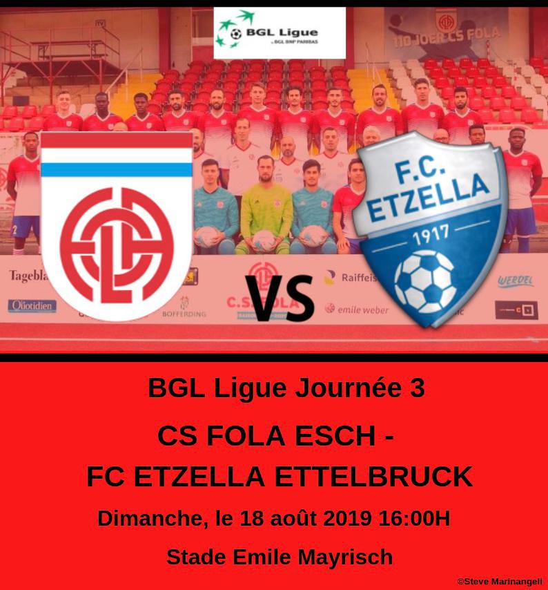 CS FOLA - Etzella Ettelbrück 18/08/2019