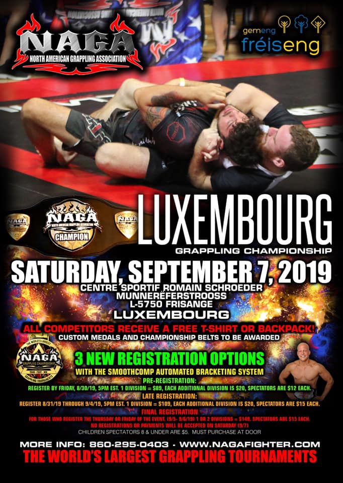 LUXEMBOURG GRAPPLING CHAMPIONSHIP 2019 LUXEMBOURG GRAPPLING CHAMPIONSHIP 2019
