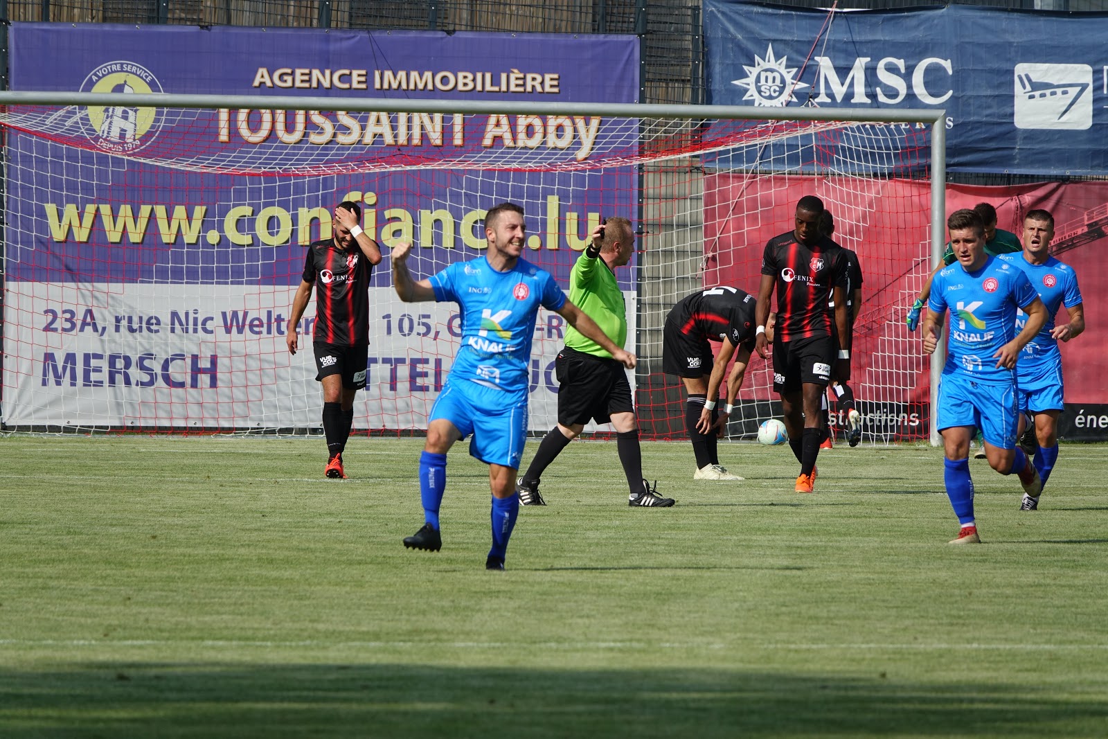 Mondercange battu à Wiltz