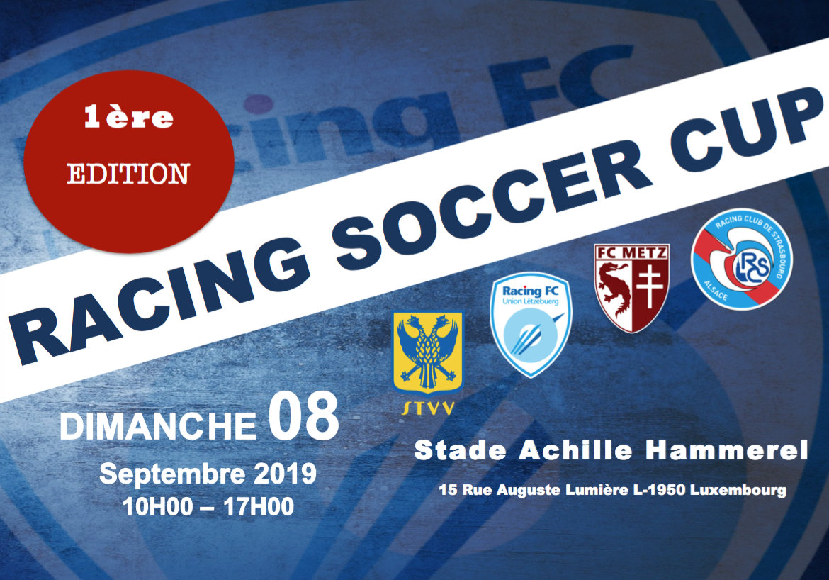RACING SOCCER CUP - Programme RACING SOCCER CUP - Programme