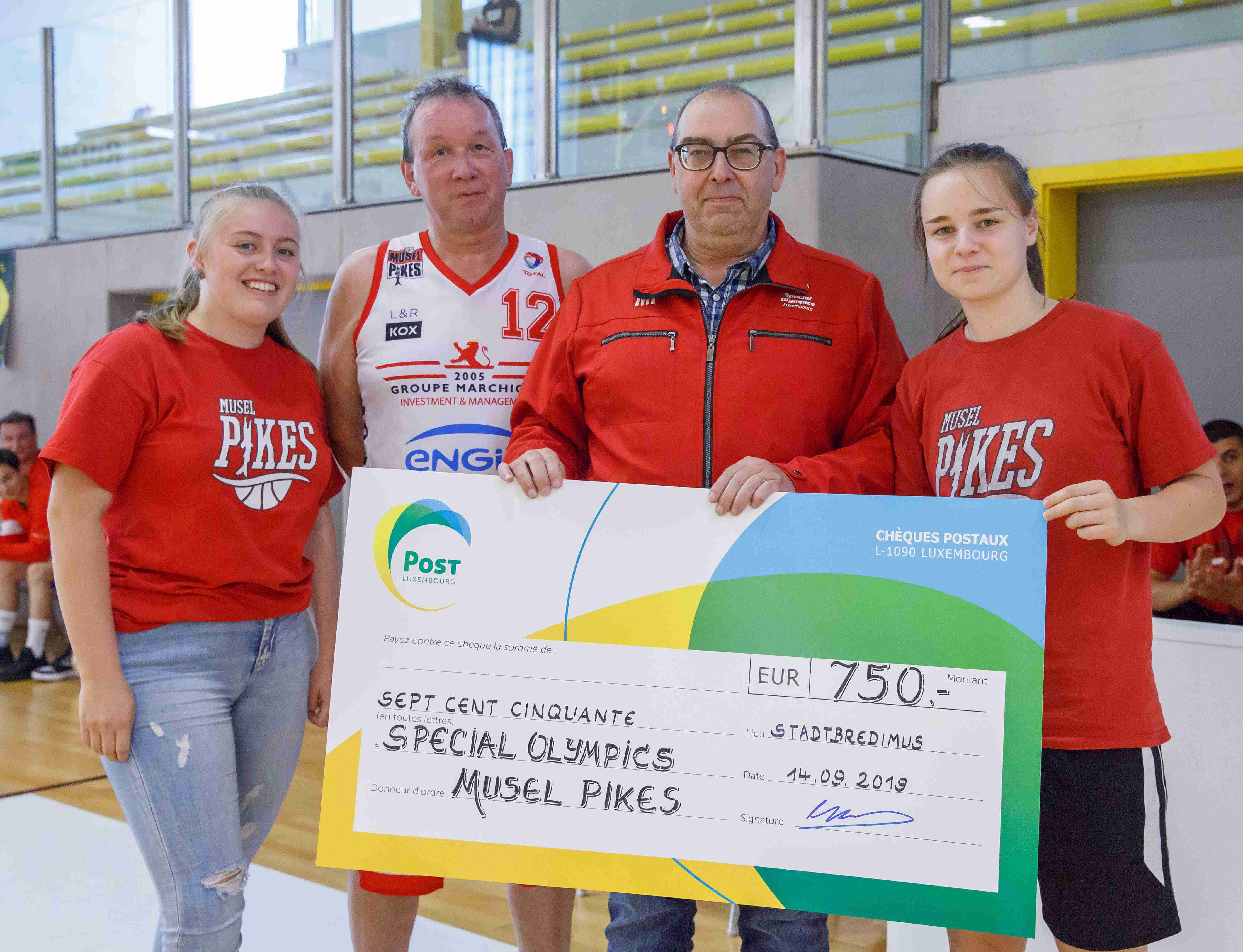 750 EURO fir Special Olympics Luxembourg