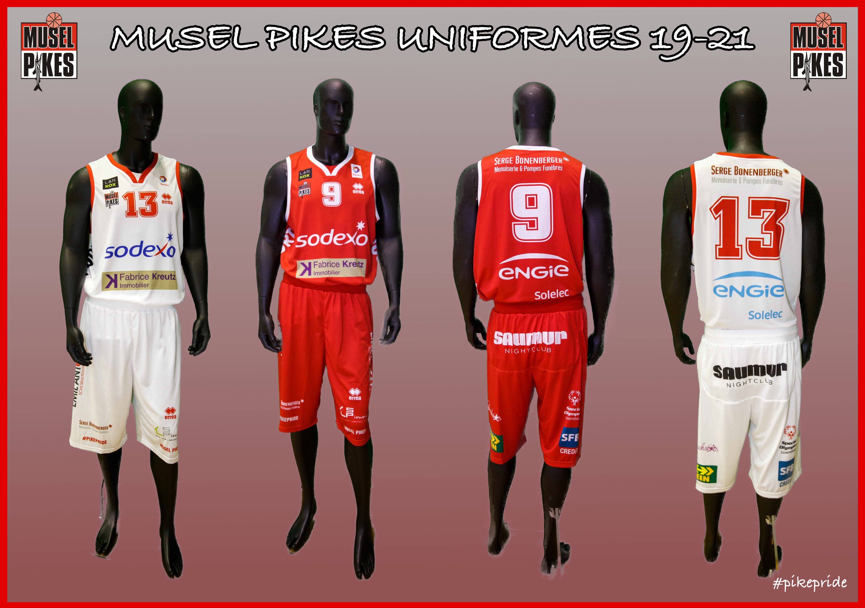 déi nei Damme an Häre Pikes Uniformen 19-21