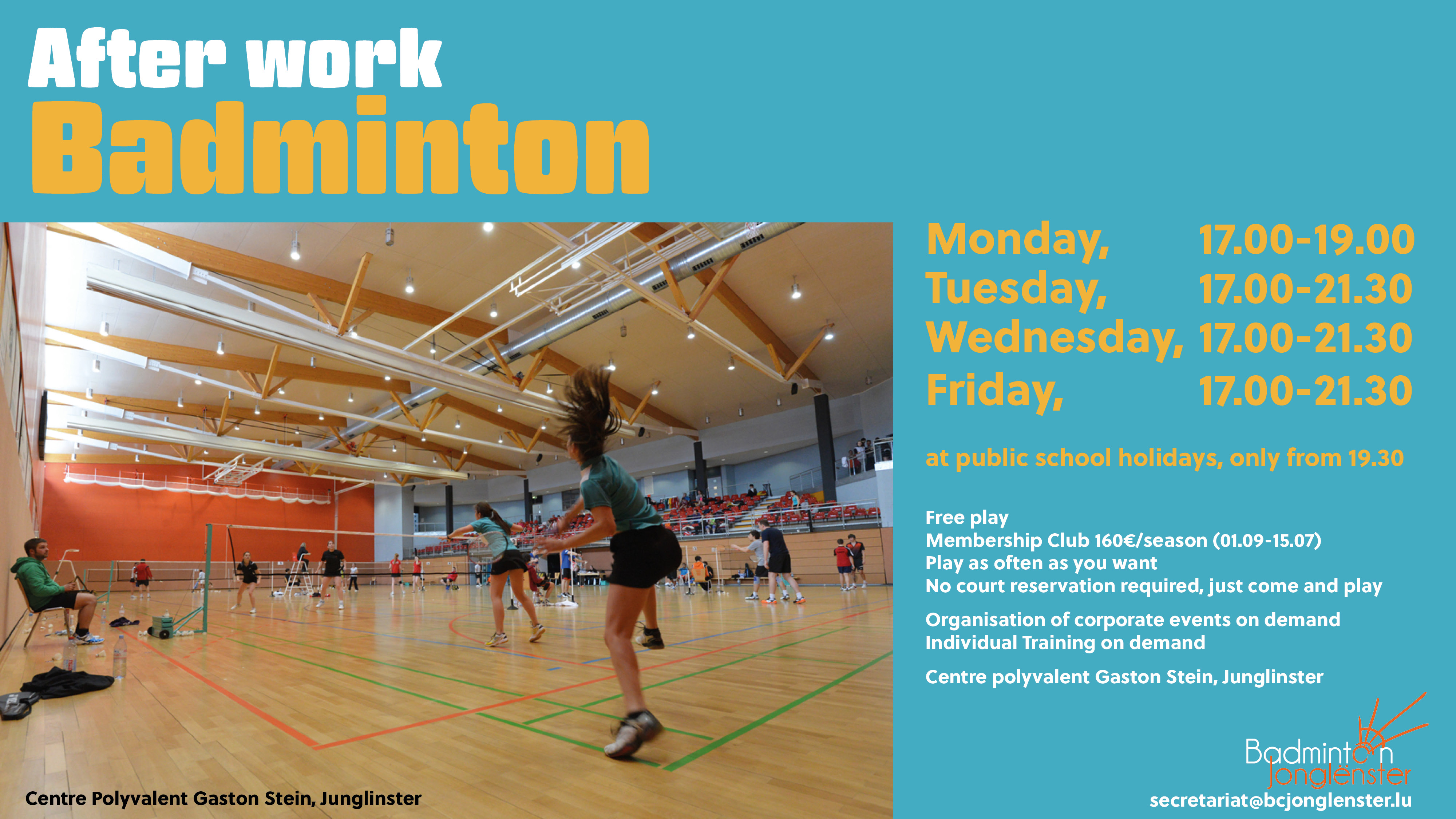Afterwork Badminton Afterwork Badminton