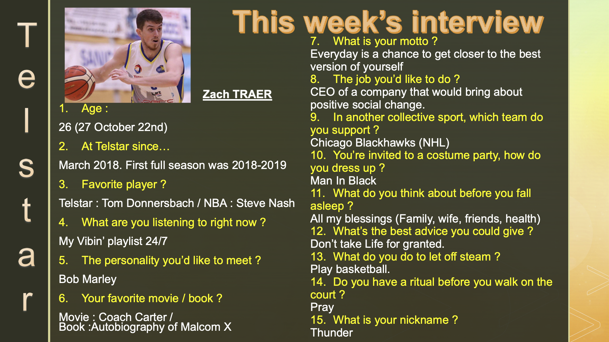 Interview of the Week #2