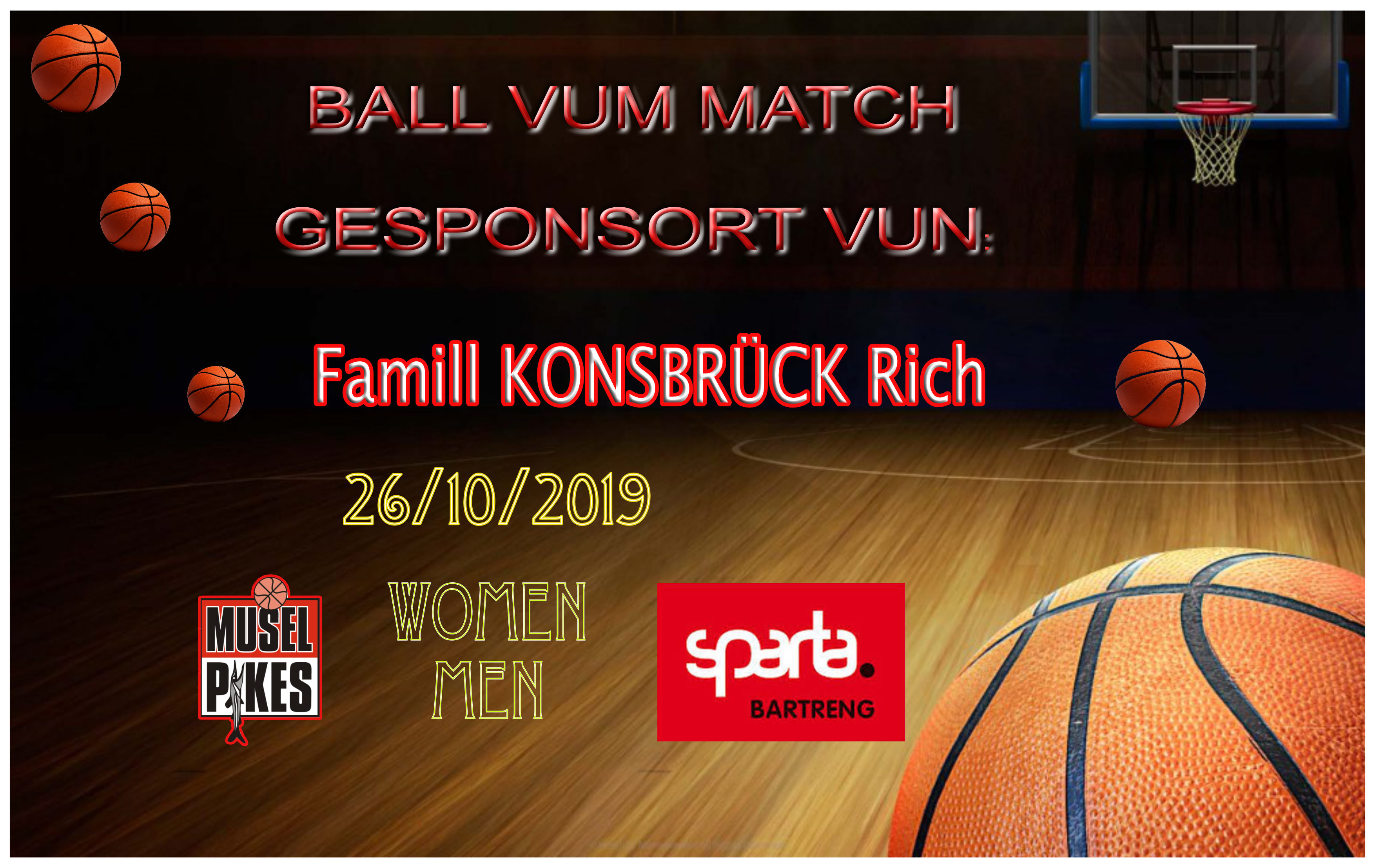 Famill Konsbrück Rich Sponsor: Ball vum Match