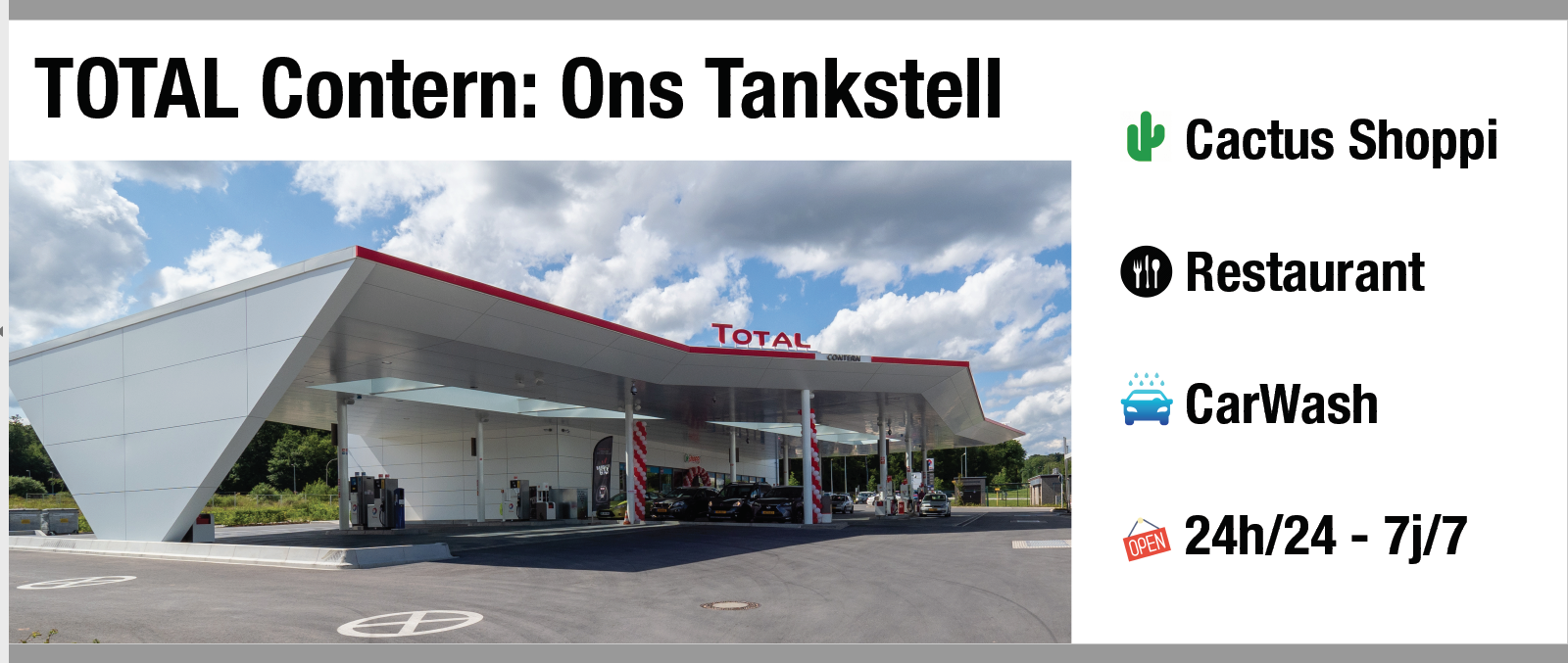 Total Contern, Partenaire vum AB Contern, kommt op Matcher an gewannt är Benzinbongen