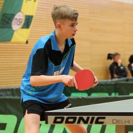 Pia und Darius beim DTTB Top 48 am Start Pia und Darius beim DTTB Top 48 am Start
