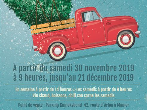 FC MAMER 32 : Vente de Sapins de Noël 2019