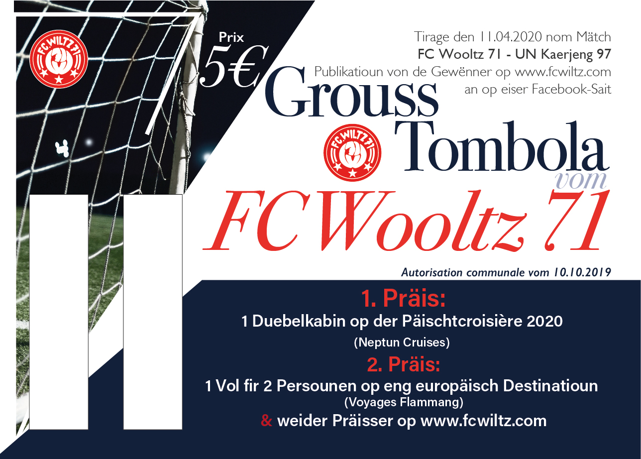 GROUSS TOMBOLA VOM FC WOOLTZ 71