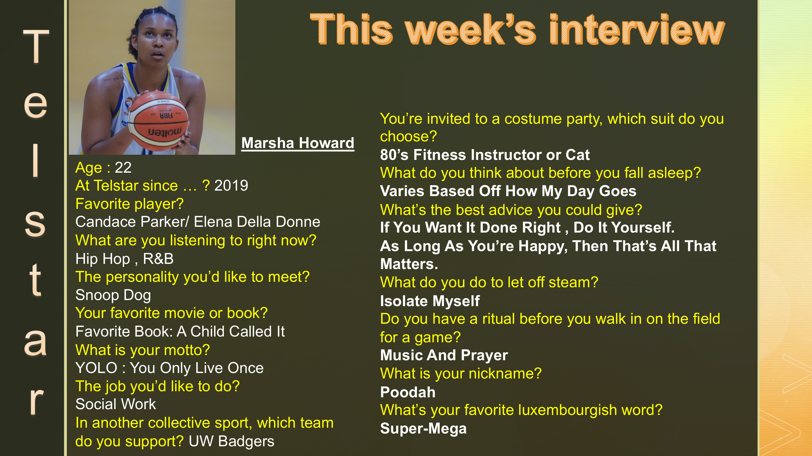 Interview of the Week #6