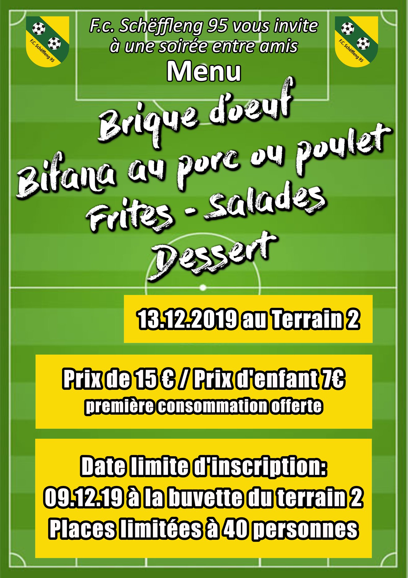 invitation dîner 13.12 