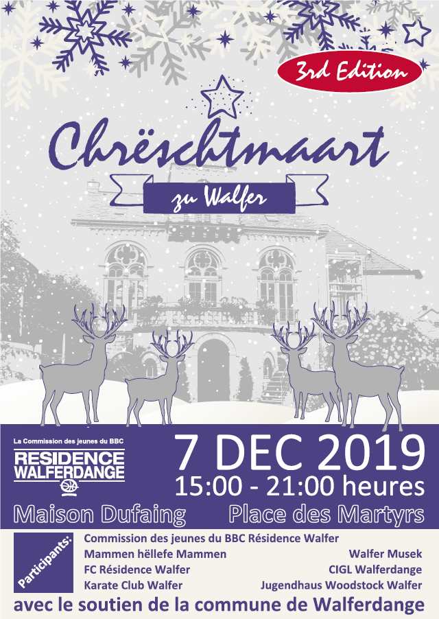 Chrëschtmaart vun der Walfer Gemeng & Sportsveräiner - 7.12.2019