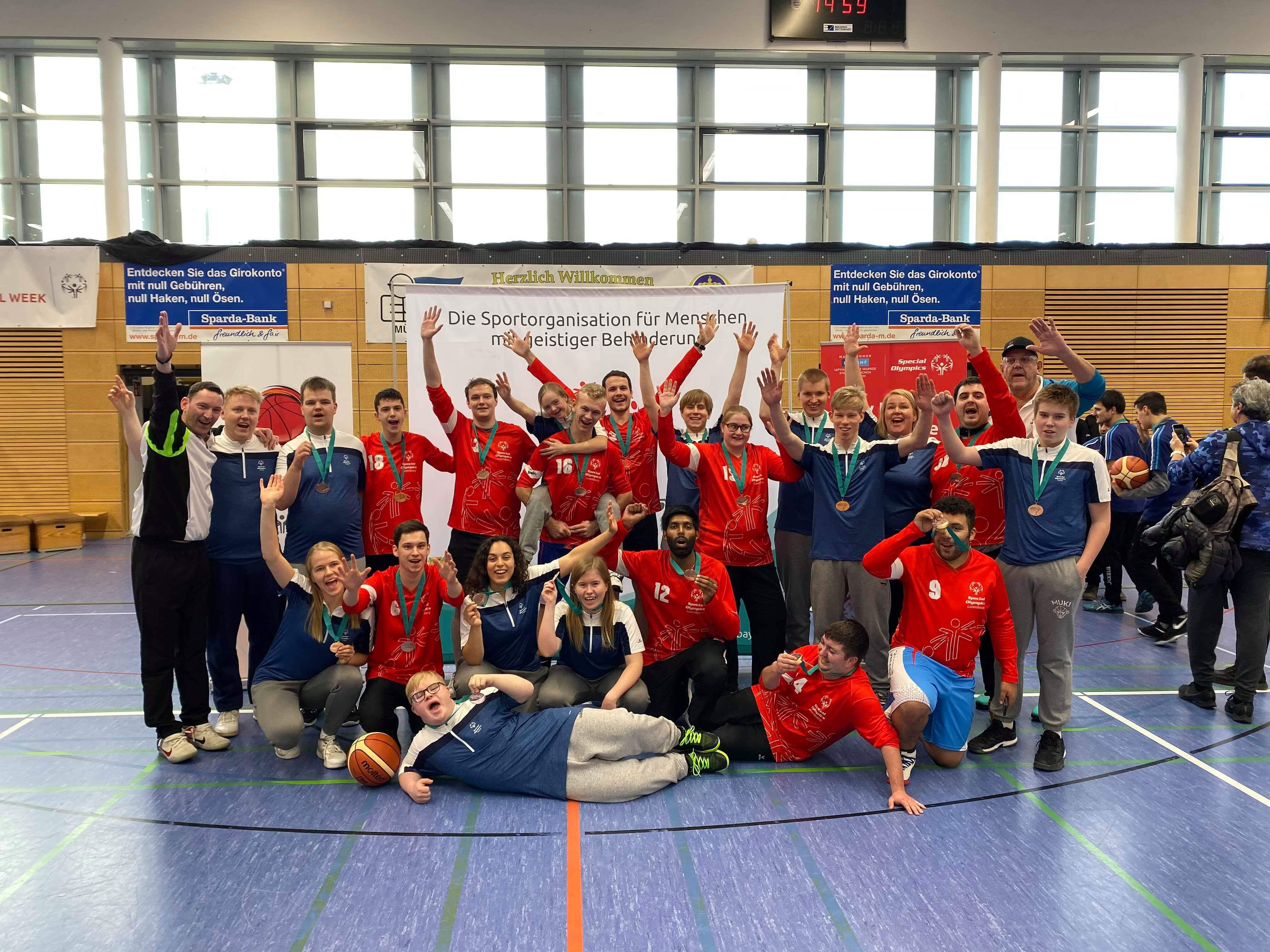 Telstarfraktioun mat den Special Olympics zu München Telstarfraktioun mat den Special Olympics zu München