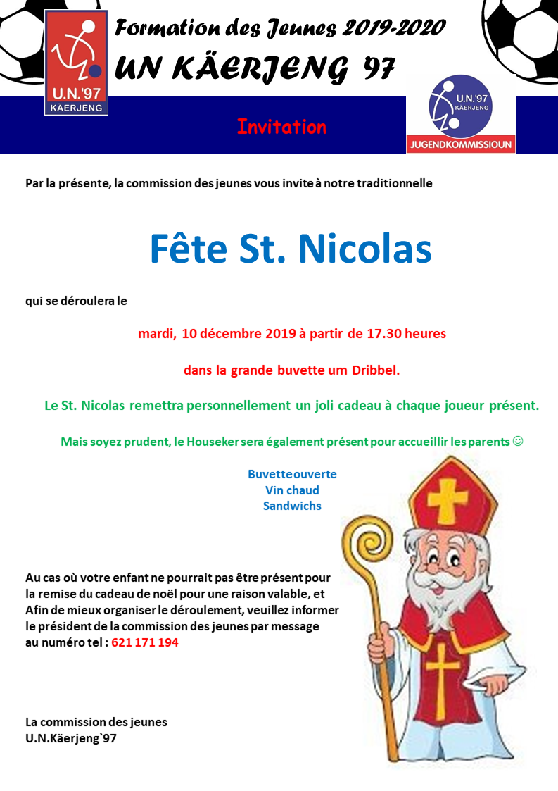 Fête St. Nicolas U.N. KÄERJENG ’97