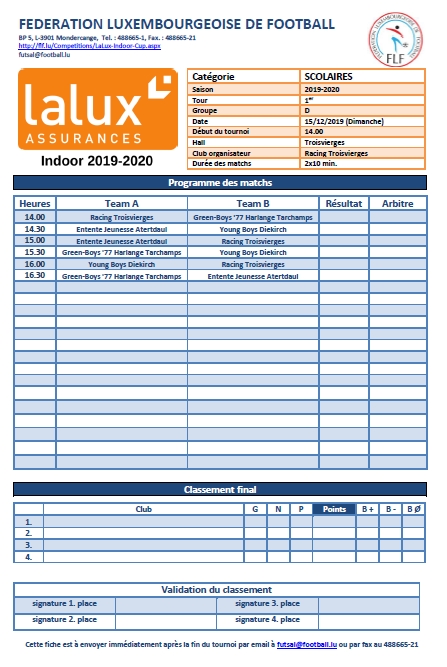 Programm vun dëser Woch