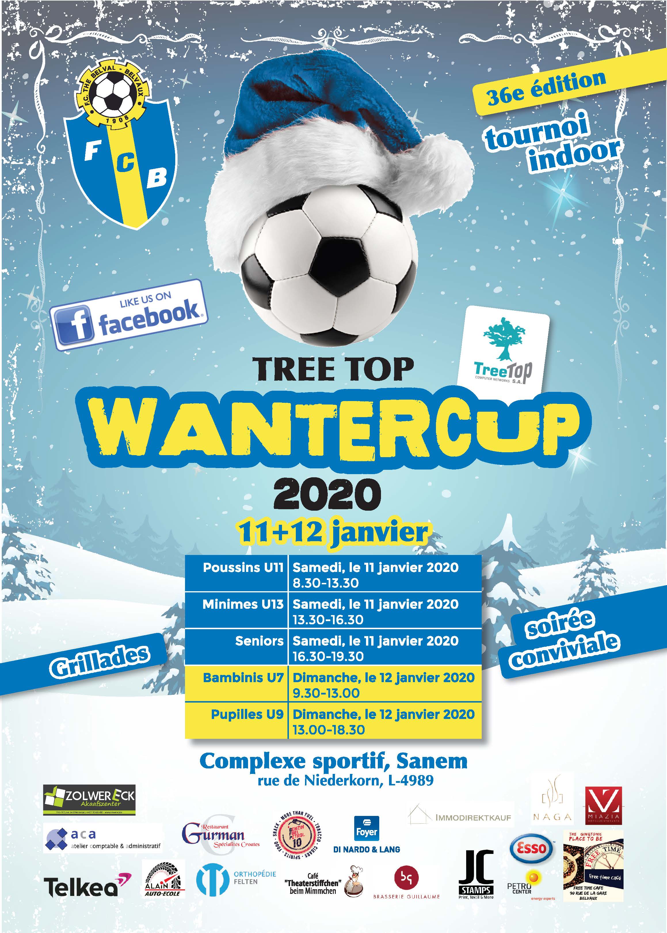 Programme du Wantercup 11.01+12.01.2020