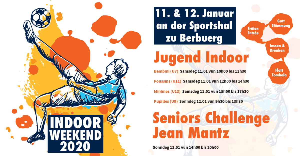 Indoor Weekend den 11. an 12. Januar zu Berbuerg Indoor Weekend den 11. an 12. Januar zu Berbuerg