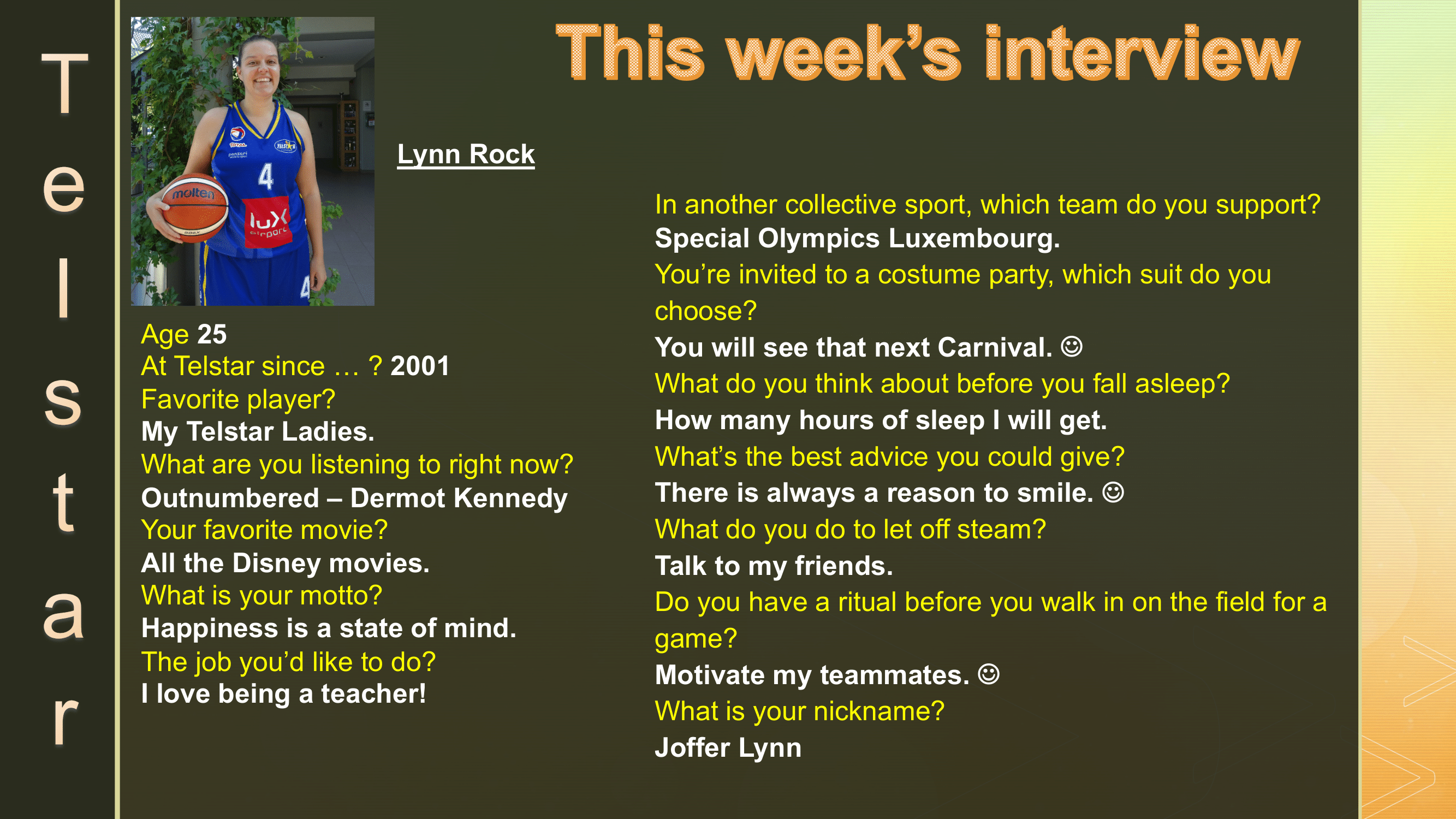 Interview of the Week #12
