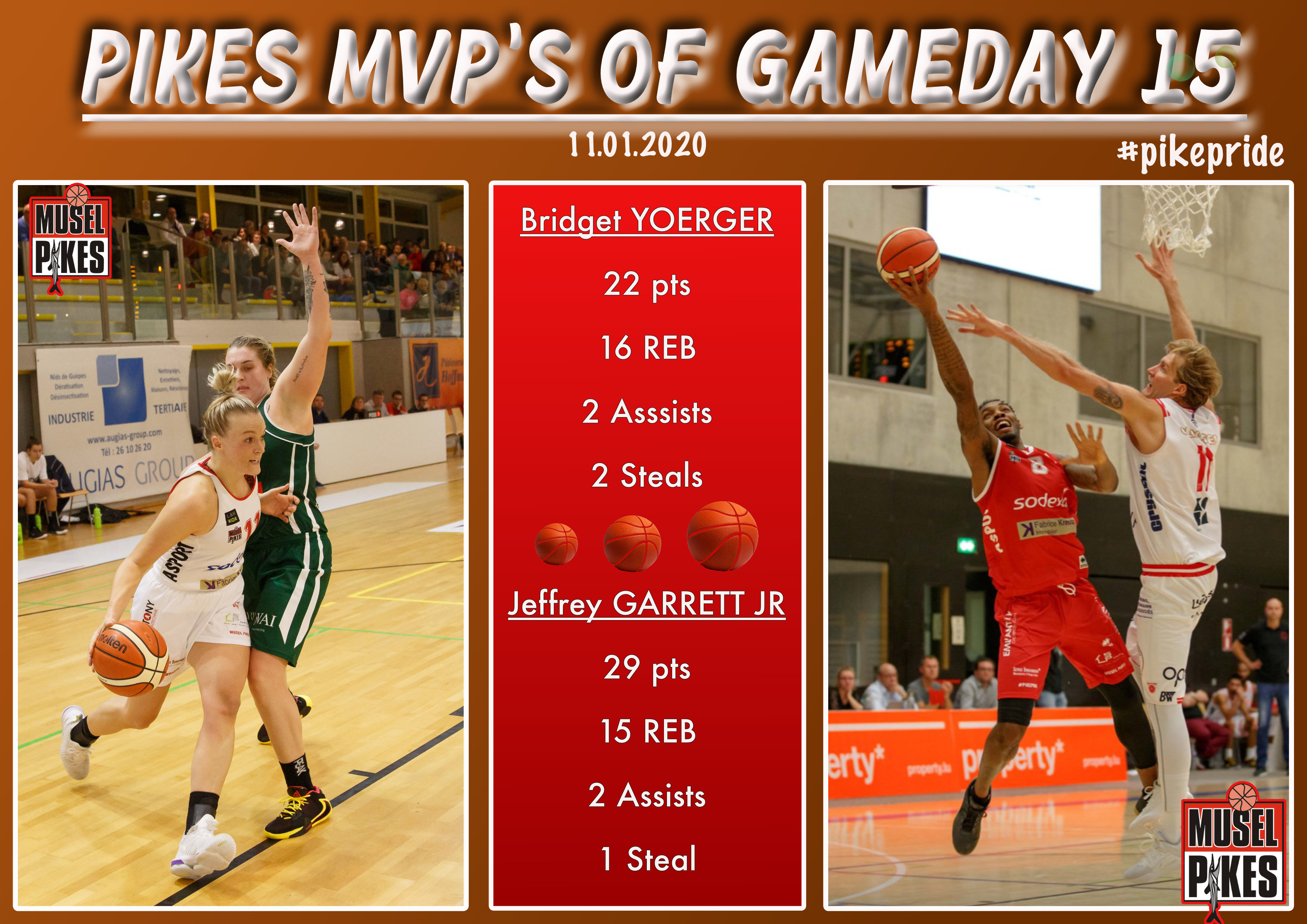 PIKES MVP's of gameday 15