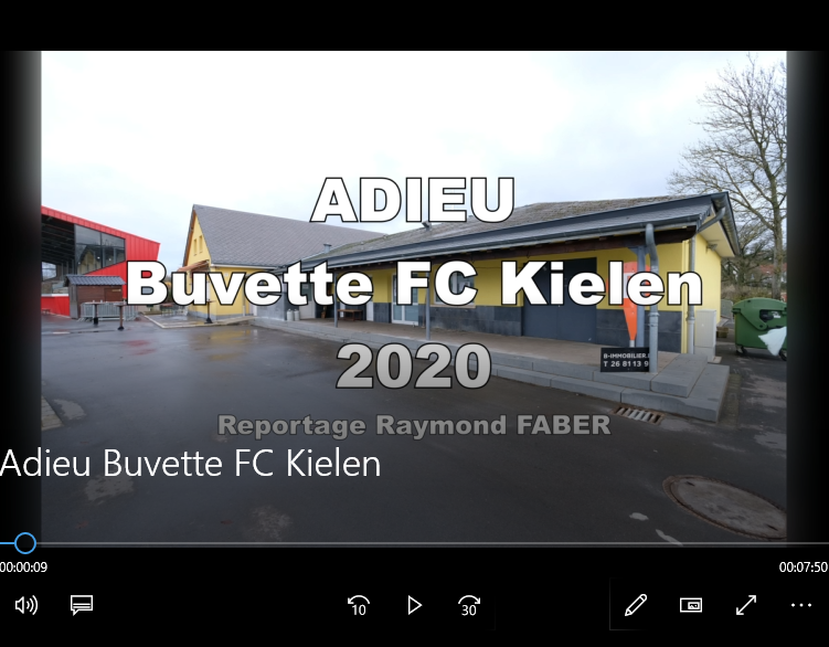 D'Buvette gëtt ofgerappt 13.1.2020