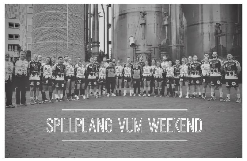 Spillplang vum Weekend (24.-26.01.2020) Spillplang vum Weekend (24.-26.01.2020)