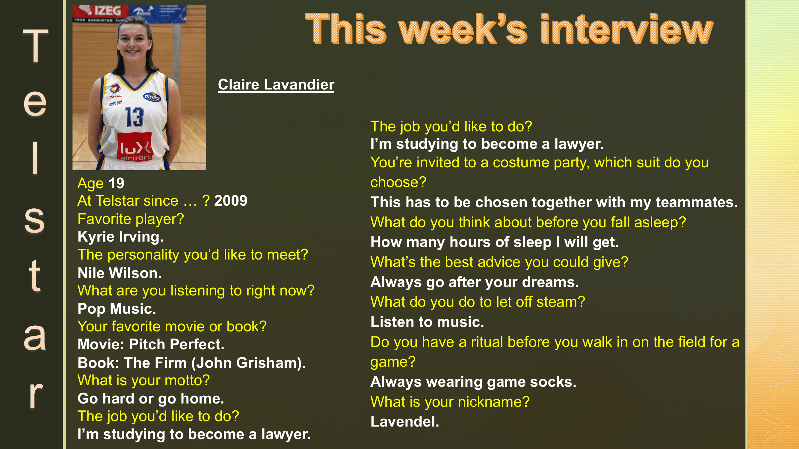 Interview of the Week #15
