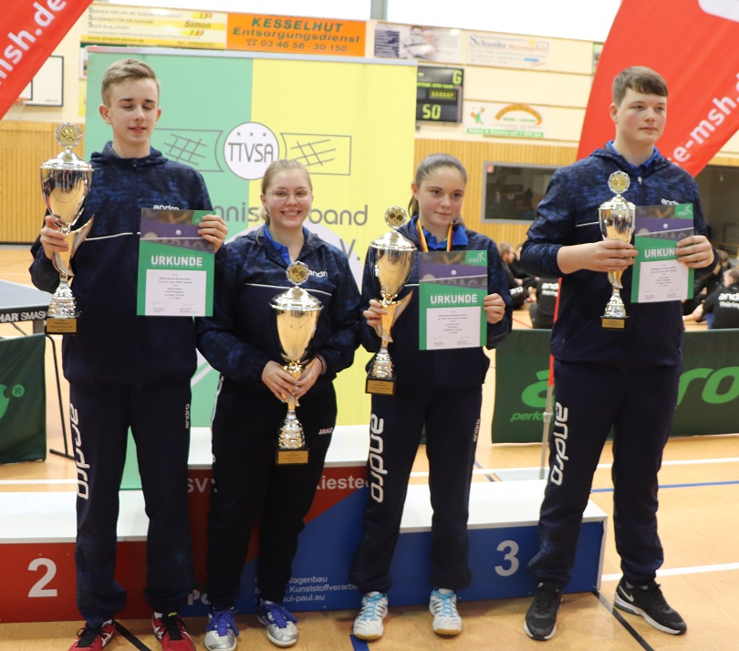 DJK TTV Biederitz rockt die Mitteldeutschen Meisterschaften im Nachwuchs U18 und U15 DJK TTV Biederitz rockt die Mitteldeutschen Meisterschaften im Nachwuchs U18 und U15