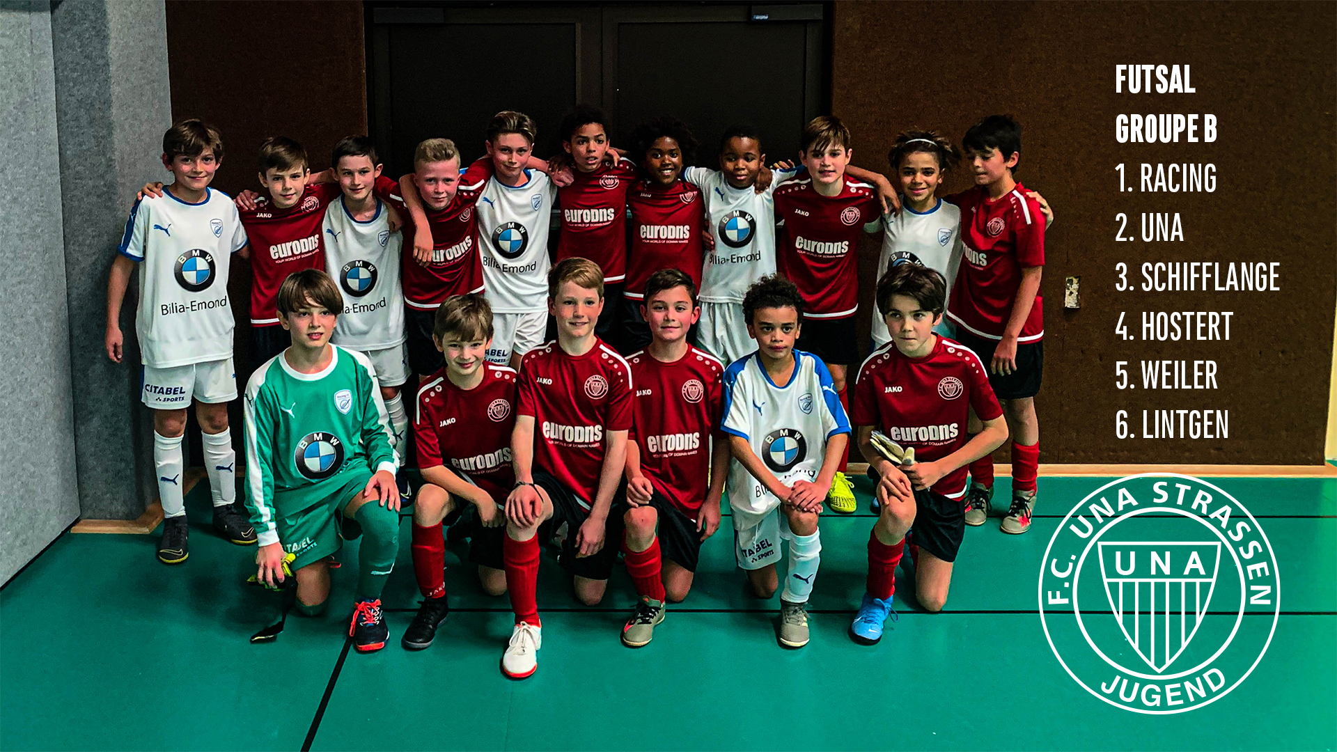 Les U11 qualifiés pour la finale Les U11 qualifiés pour la finale