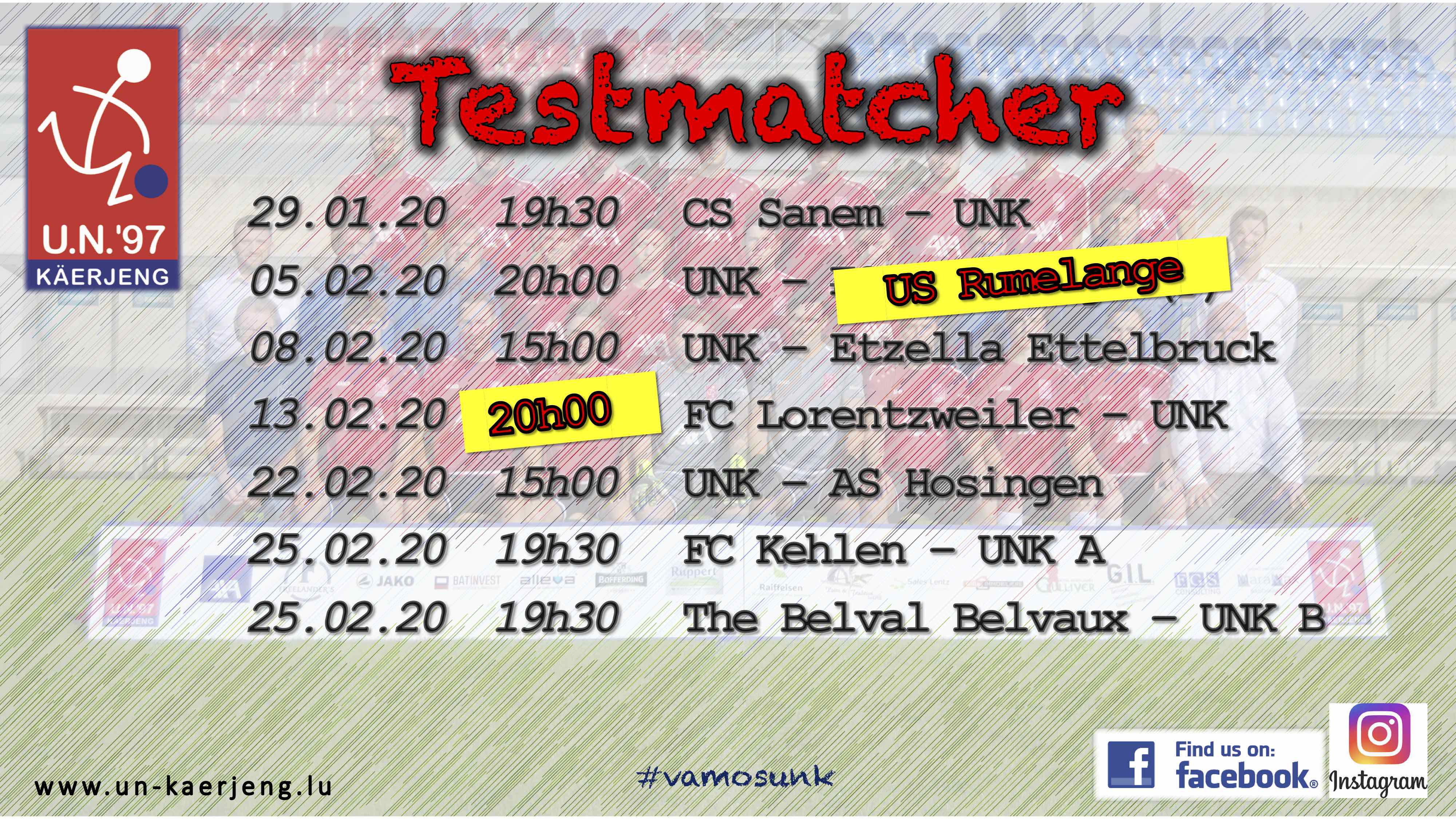 *** Update Programm Testmatcher ***