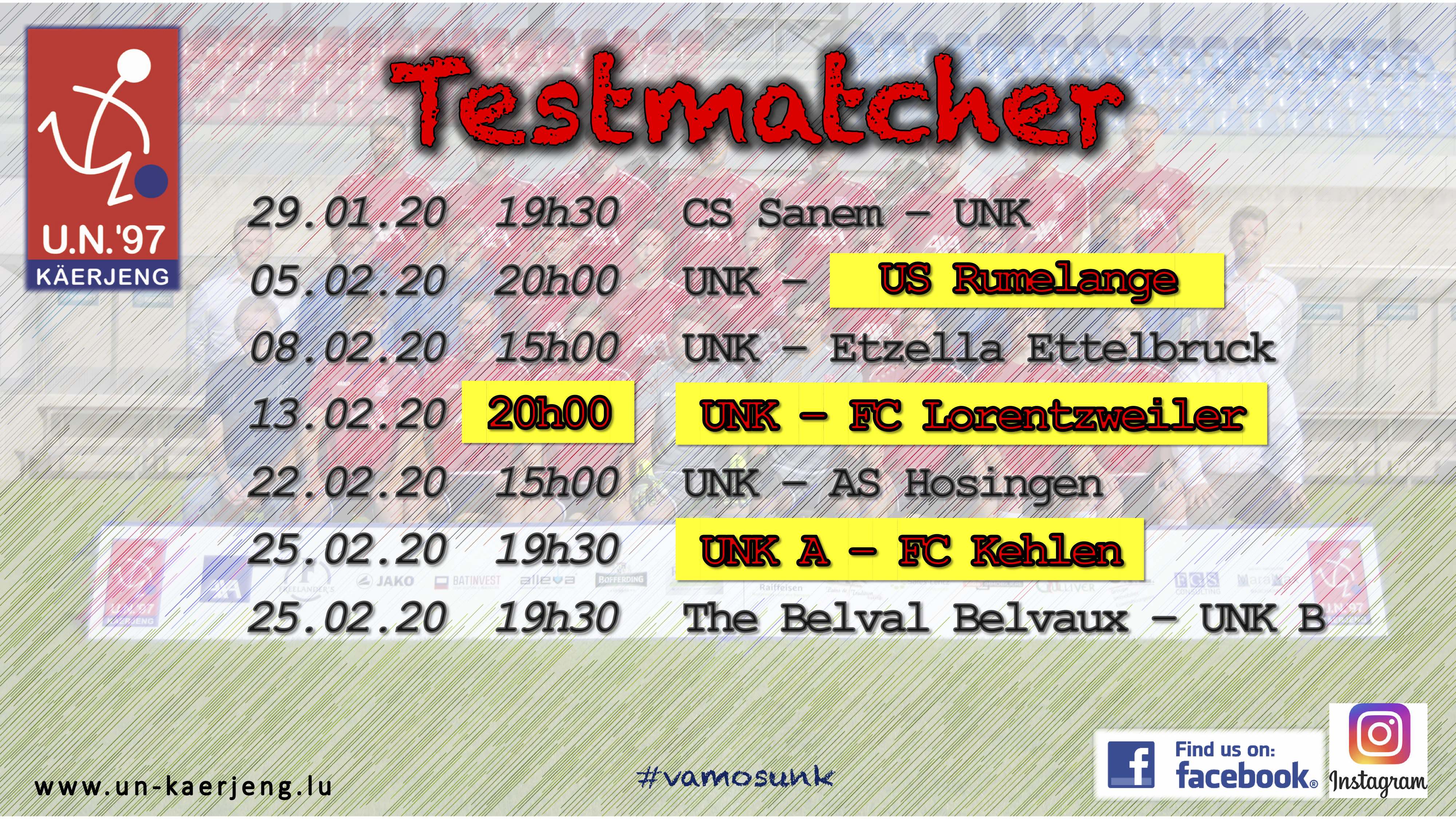 *** Update Programm Testmatcher *** *** Update Programm Testmatcher ***