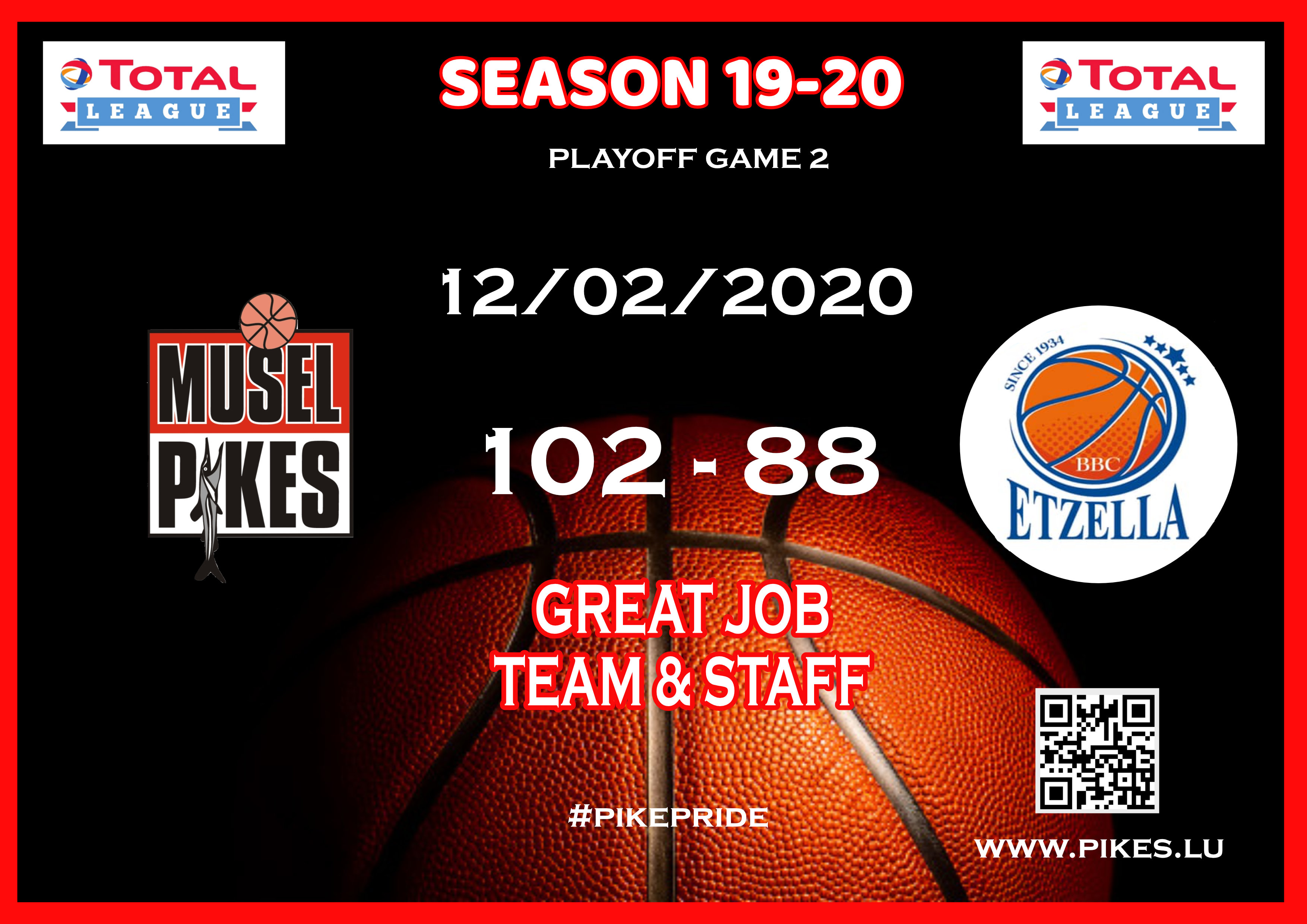 Payoff Game 2 great job