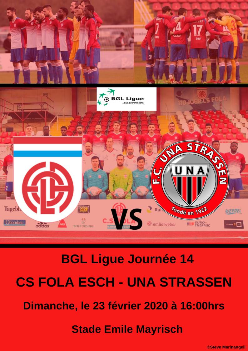 CS FOLA - FC UNA Srassen