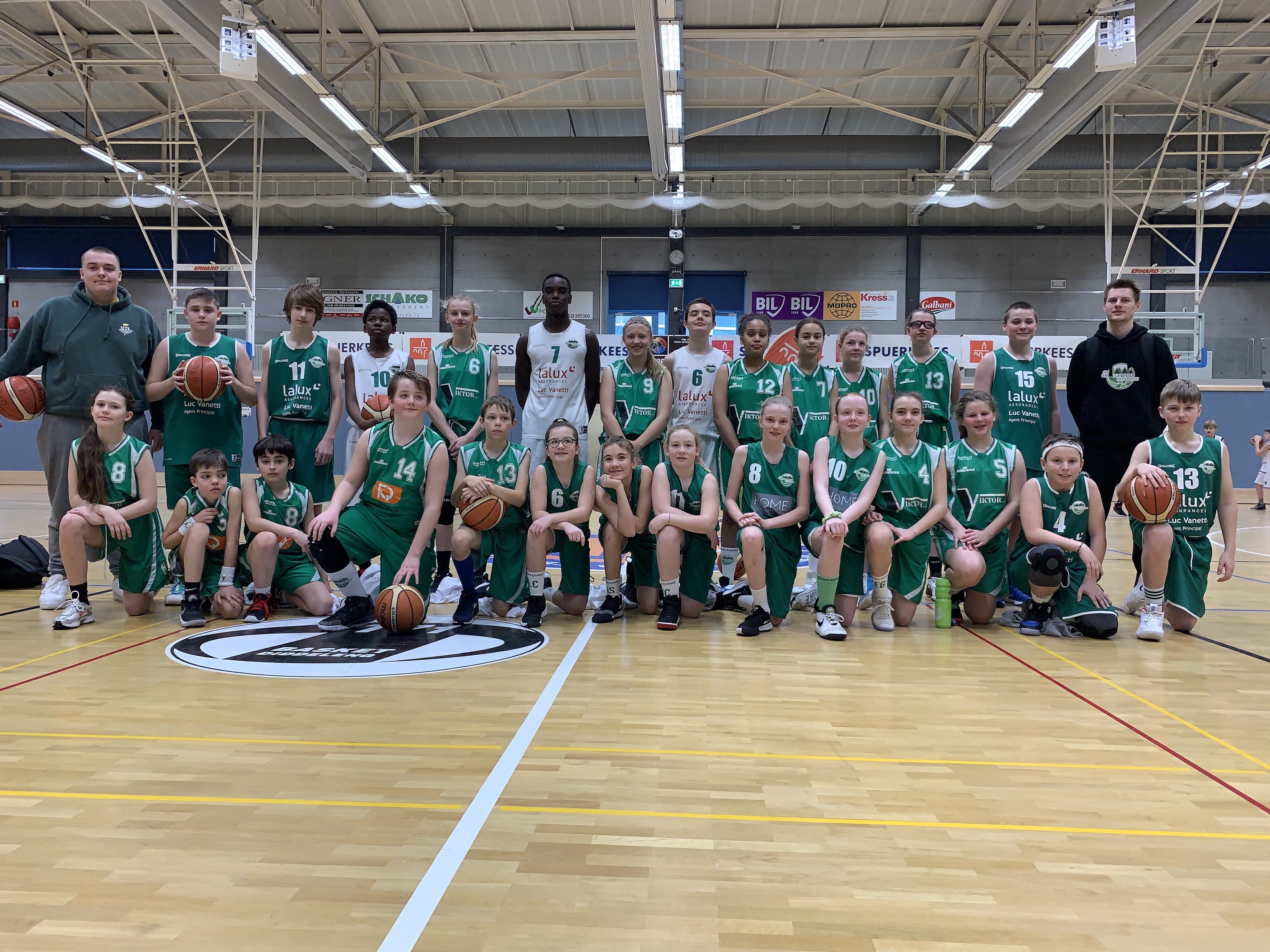 Journée national du basket with 6 Greens teams