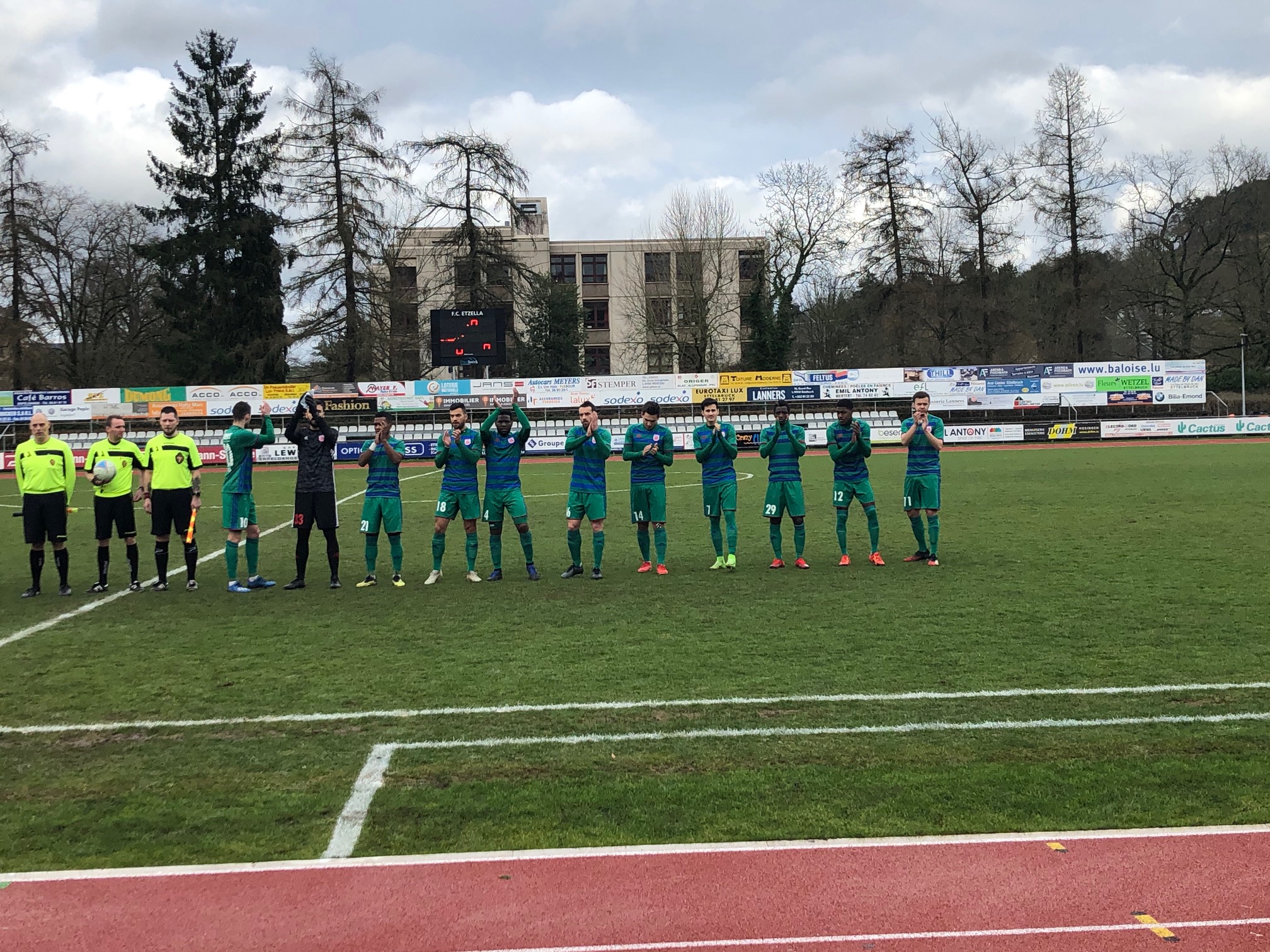 Etzella Ettelbruck - CS FOLA 0-1 (1e but officiel de Zach Hadji) 