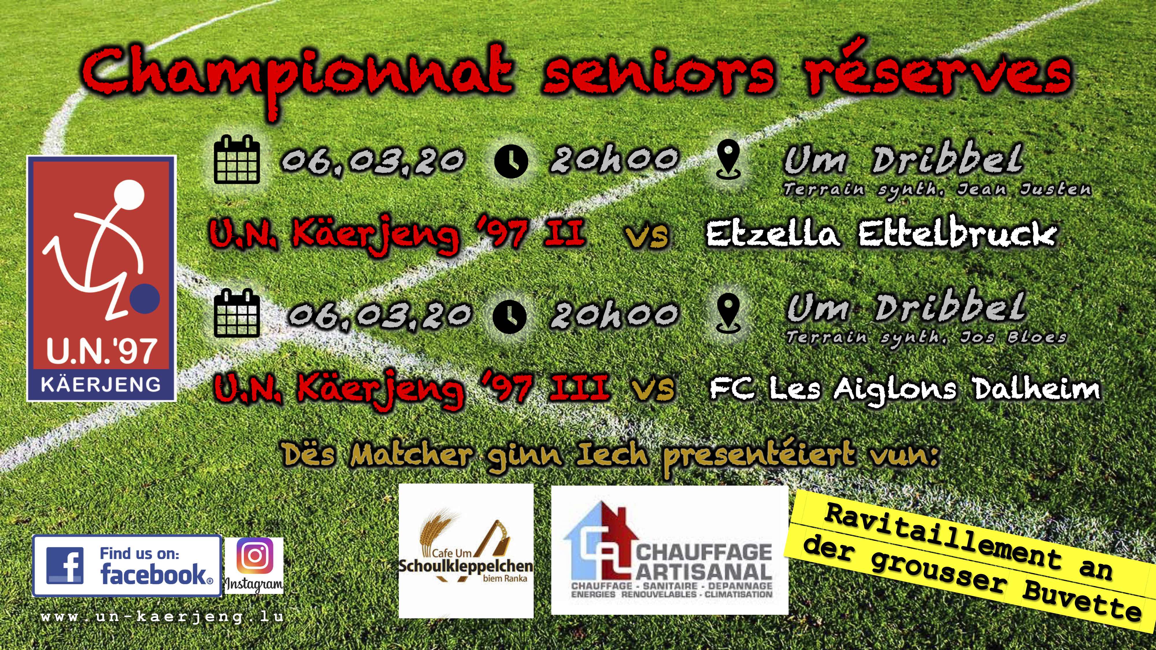 *** Championnat bei de Reserven ***