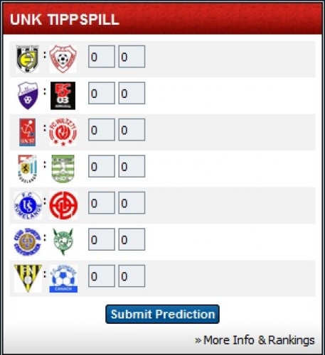 Tipp a gewann beim UNK Tippspill